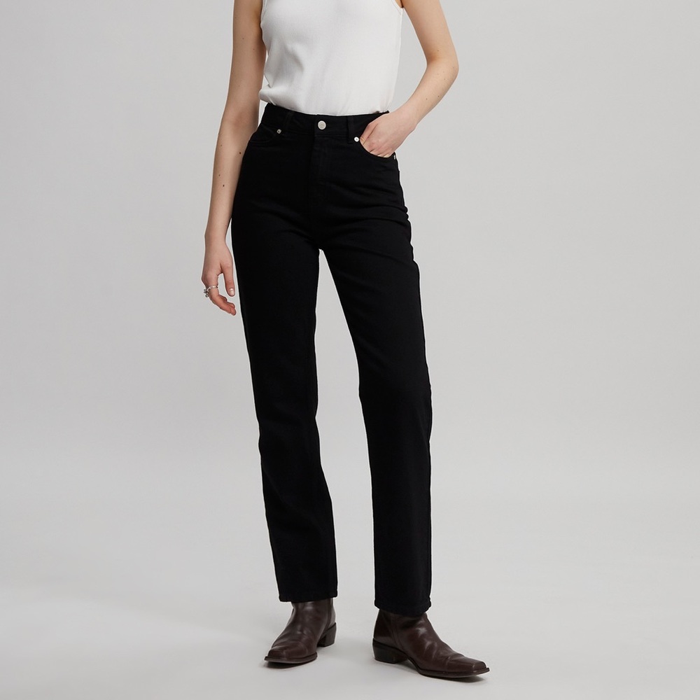 Holzweiler Naomi Twill Black Trousers Jeans